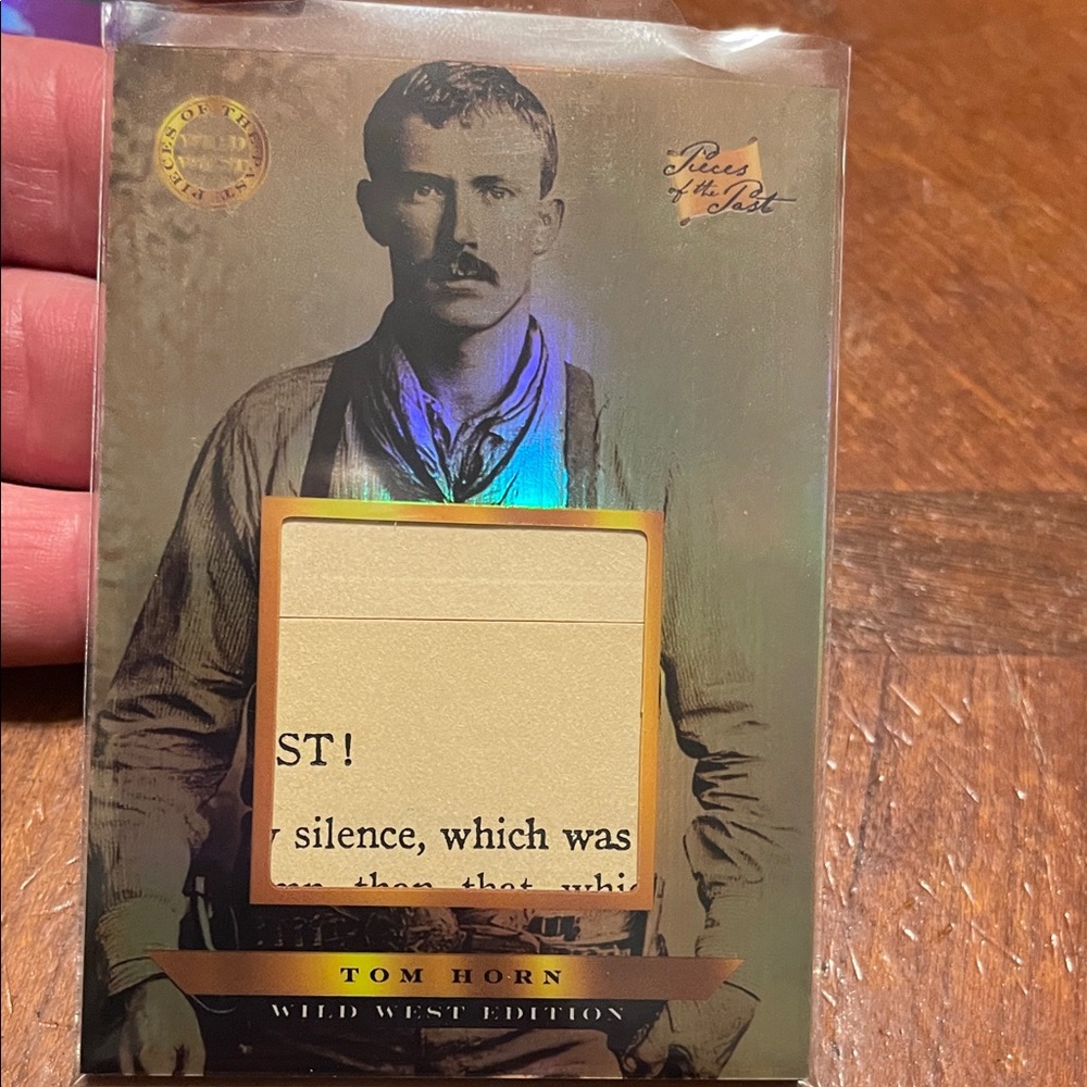One Lot Wild West Edition Collectible Cards featuring Tom Horn and Calamity Jane